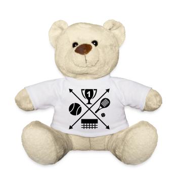 tennis - Teddy Bear - white - Front