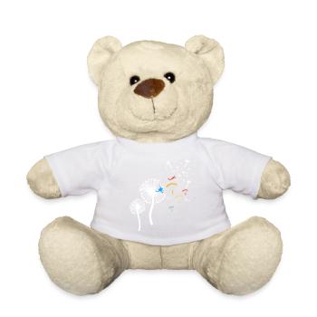 Belle Chemise De Parachutisme Pour Les - Nounours - blanc - Devant
