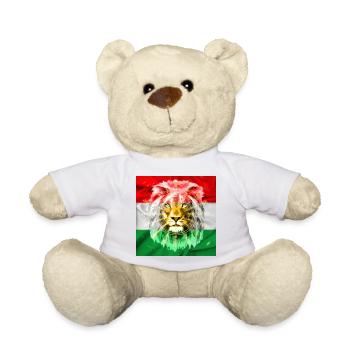Kurdish lion - Teddy Bear - white - Front