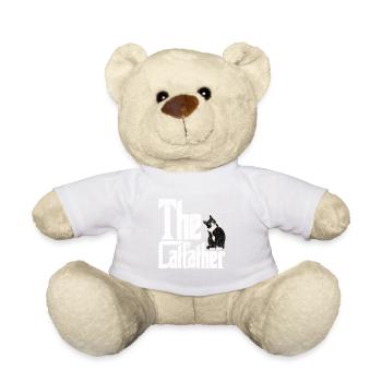 Chat chat père catfather père tomcat - Nounours - blanc - Devant