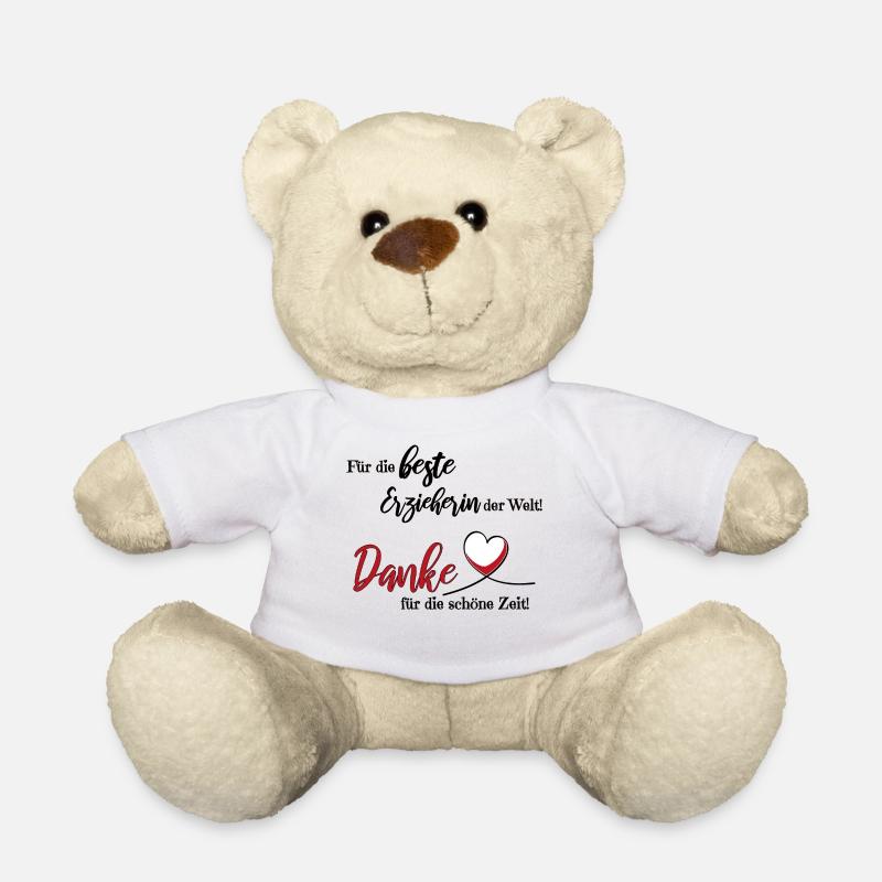 Beste Erzieherin der Welt! Danke! - Teddy - Weiß