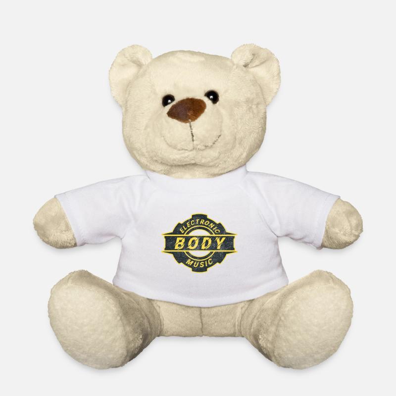 EBM Electronic Body Music Industrial Metal Techno - Teddy - Weiß