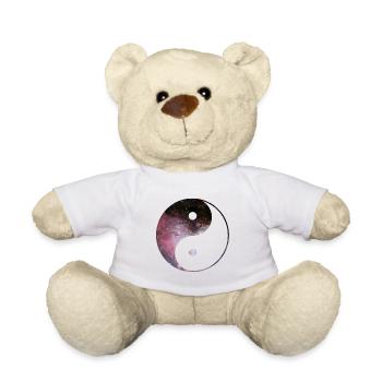 galaxie yin et yang - Nounours - blanc - Devant