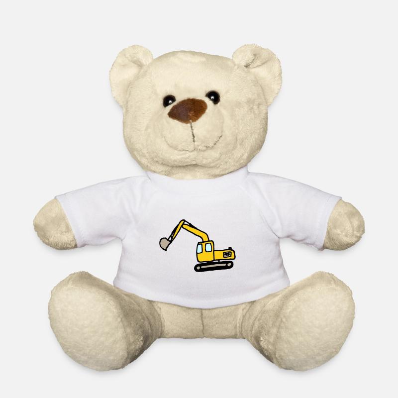 Bagger - Teddy - Weiß