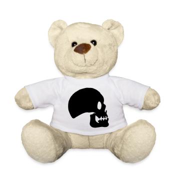 Crâne ou crâne pour un drapeau. - Nounours - blanc - Devant