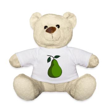 pear - Teddy Bear - white - Front