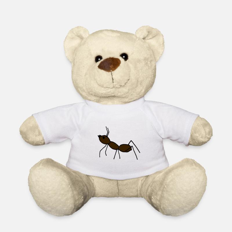 Ameise - Teddy - Weiß