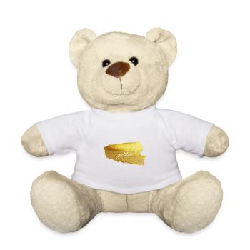 I am golden - Teddy Bear - white - Front
