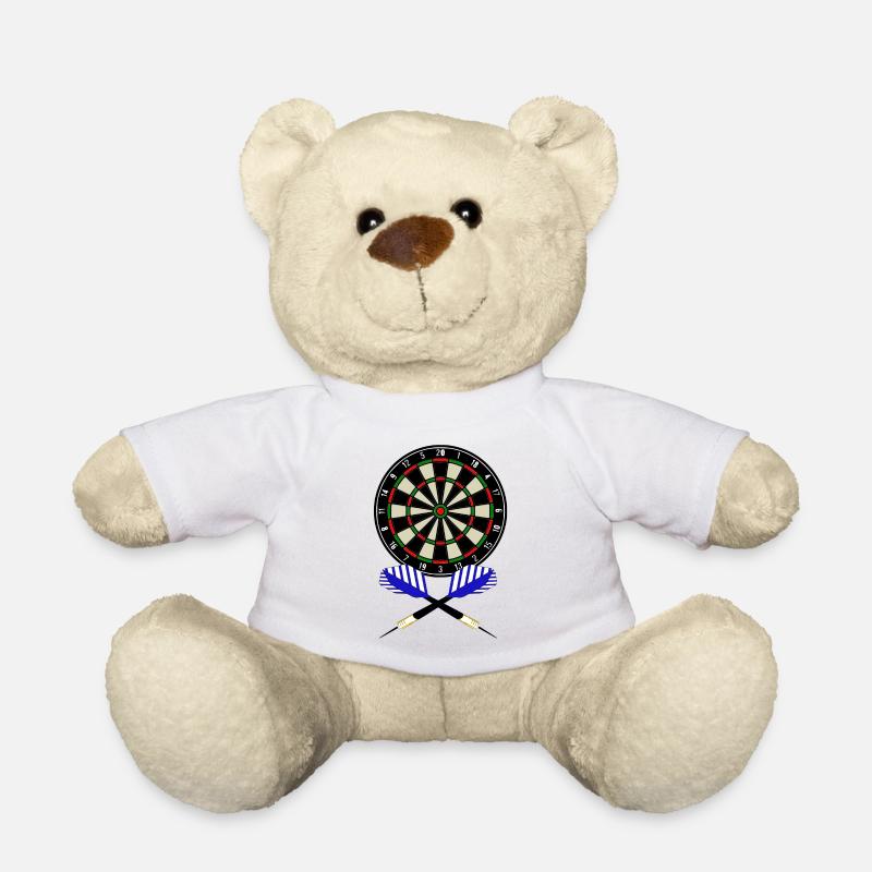 Dartscheibe - Teddy - Weiß