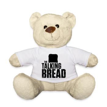 the talking bread total black - Teddy - Weiß - Vorne