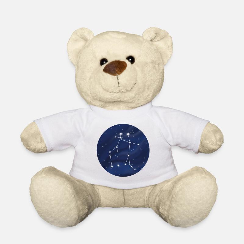 Sternbild Zwillinge Sternzeichen - Teddy - Weiß