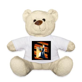 Retro Jukebox and Women's Style - Teddy Bear - white - Front