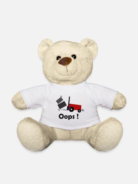 Logistiker - Teddy - Weiß