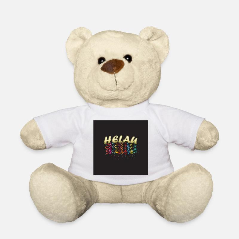 Karneval Fasching Helau - Teddy - Weiß