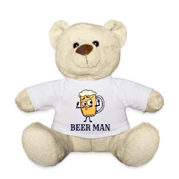 Drôle Boire Bière Boire Boire Bière Verre Fun - Nounours - blanc - Devant