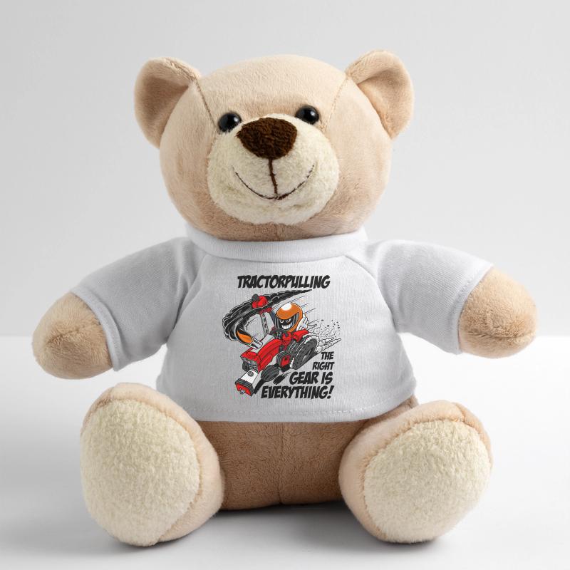 0966 tractor pulling Teddy Bear