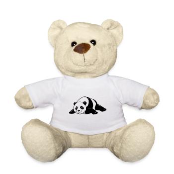 Lustige schwarz-weiße süße Panda Bear Tanz Dab - Teddy - Weiß - Vorne