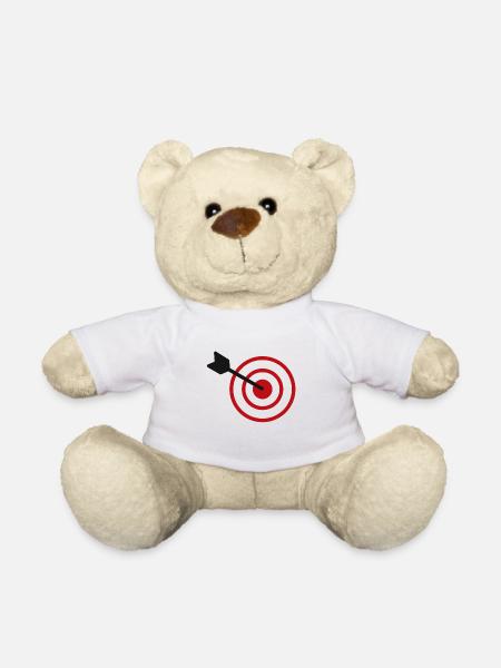 Fléchette flèche fléchettes cadeau jeu de fléchettes - Nounours - blanc