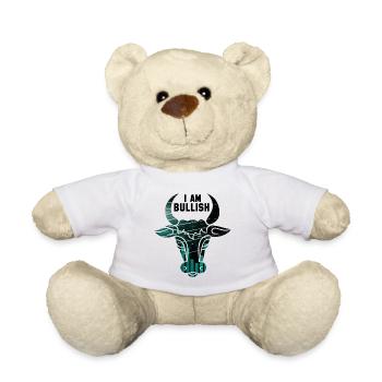 Je suis un cadeau boursier haussier - Nounours - blanc - Devant
