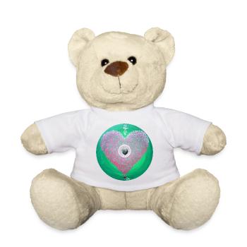 Heart of the loving healing Sonja Ariel vonStaden - Teddy Bear - white - Front