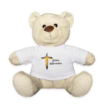 Goldene Konfirmation 50 Jahre konfirmiert - Teddy - Weiß - Vorne