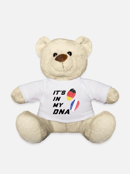 C'est l'Allemagne et la France dans mon ADN - Nounours - blanc
