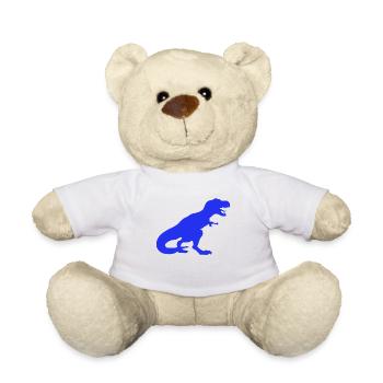 Dino T-Rex Kind Dinosaurier Kinder Tyrannosaurus - Teddy - Weiß - Vorne