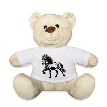 Töltendes Islandpferd No. 4 - Teddy - Weiß - Vorne