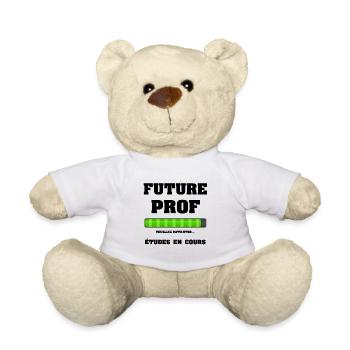FUTURE PROF - Nounours - blanc - Devant
