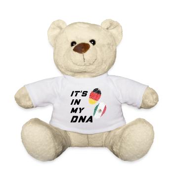 Es ist in meiner DNA Deutschland und Mexiko - Teddy - Weiß - Vorne