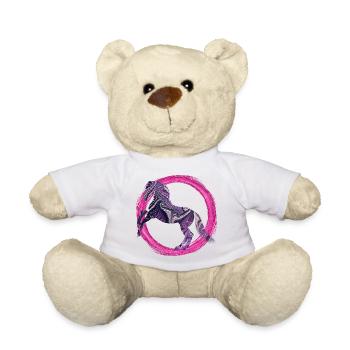 cheval e 75 - Nounours - blanc - Devant