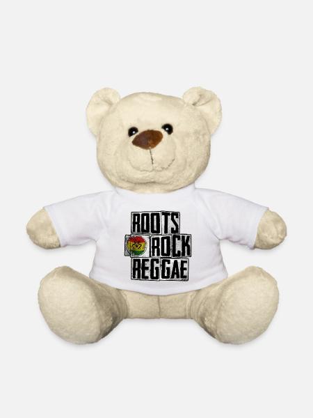 Roots Rock Reggae Design - Teddy - Weiß