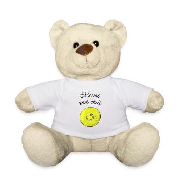Kiwi And Chill - Teddy Bear - white - Front