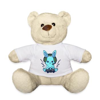 Jeu contrôleur de jeu console console jeux vidéo - Nounours - blanc - Devant
