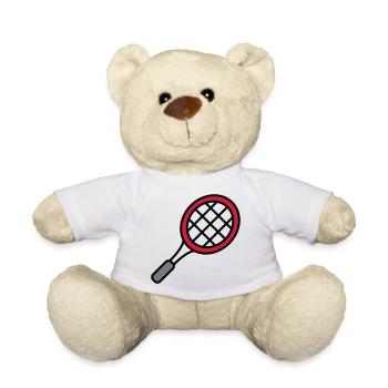 Raquette de tennis - Nounours - blanc - Devant