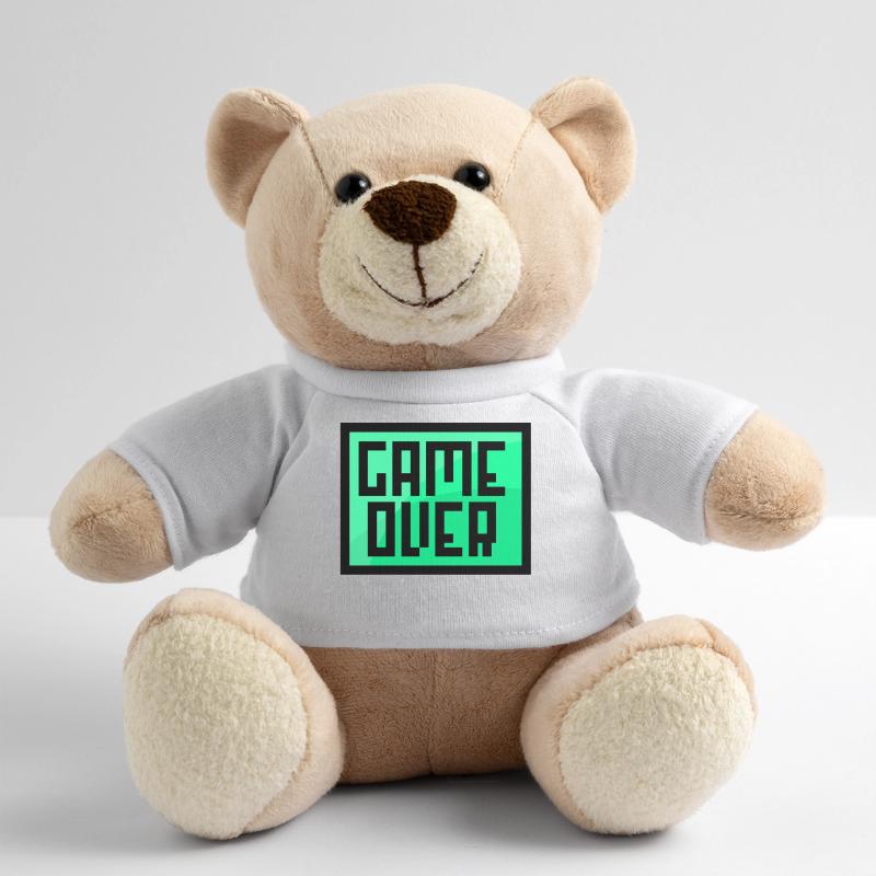 Game Over Gaming Game Console Statement Video Game Teddy Bear