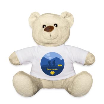 Buen Camino Santiago Homme et Femme - Nounours - blanc - Devant