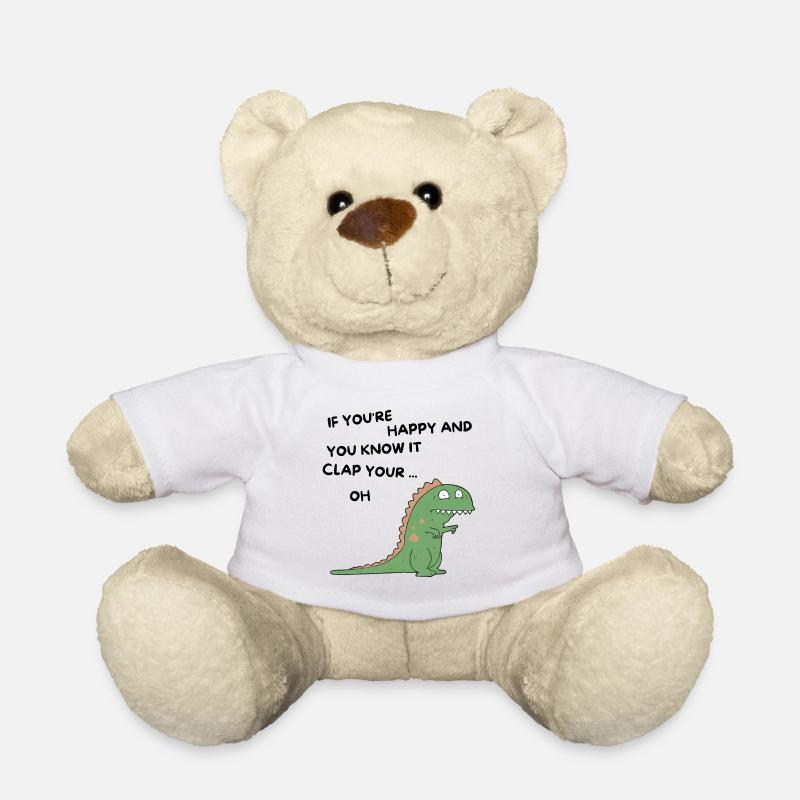 T-Rex if you're happy and you know it clap your oh - Teddy - Weiß