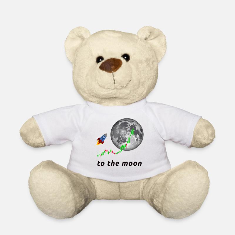 To the Moon - Teddy - Weiß
