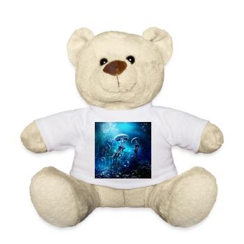 Wunderbare Qualle - Teddy - Weiß - Vorne