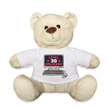 Dreißigster Geburtstag 30er 30 Jahre Alt Spruch - Teddy - Weiß - Vorne