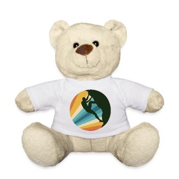 Rock Climbing - Teddy Bear - white - Front