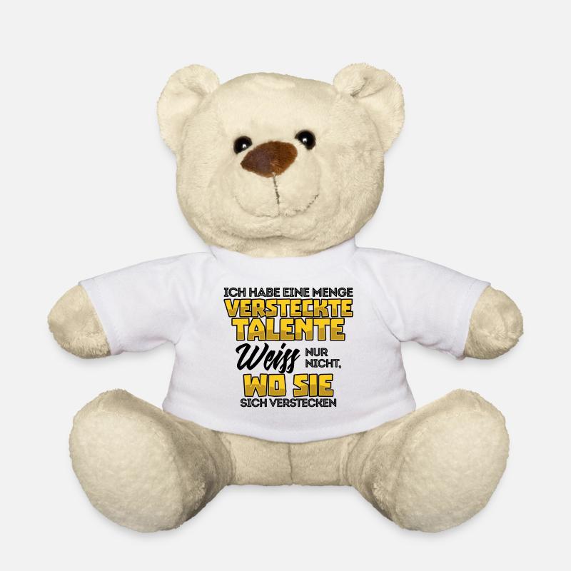 Lustig Witz Cool Statement - Teddy - Weiß