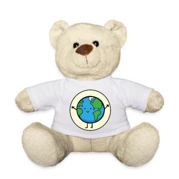 sustainability - Teddy Bear - white - Front