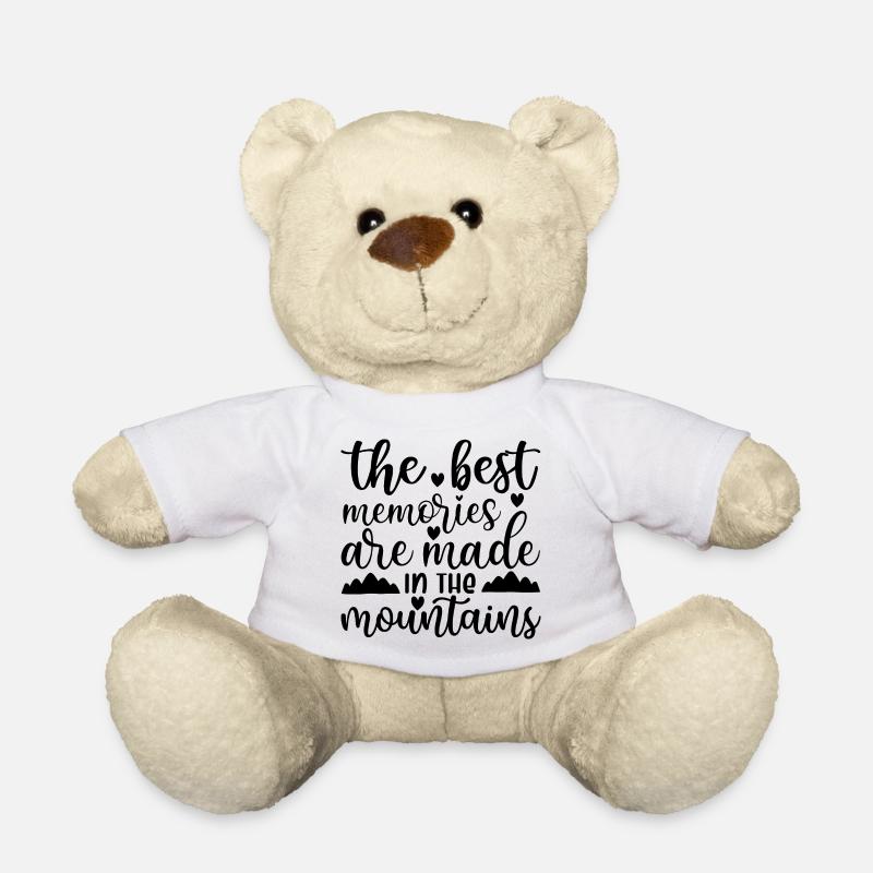 the mountains - Teddy Bear - white