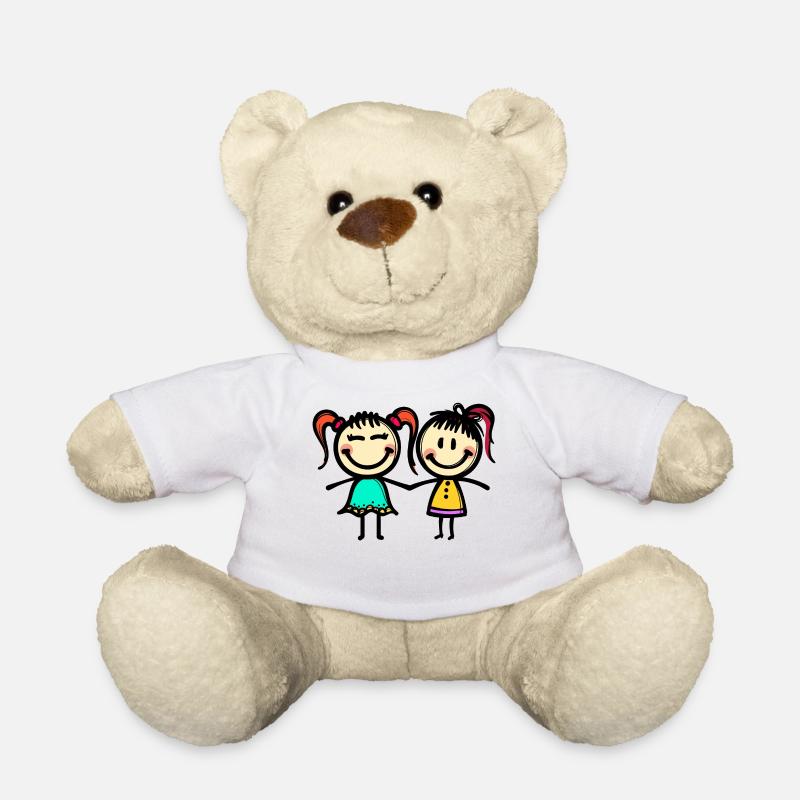 Kumpel Beste Freunde - Teddy - Weiß
