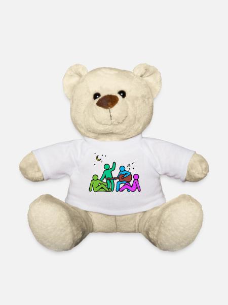 Beste Freunde Kumpel Freundschaft - Teddy - Weiß