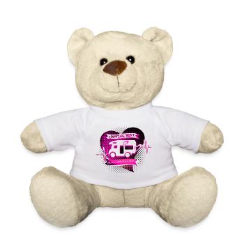 Camping Beat : La vie sauvage des campeurs - Nounours - blanc - Devant