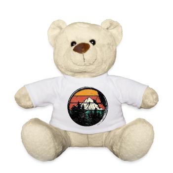 Retro Sunset Mountain Climb - Teddy - Weiß - Vorne