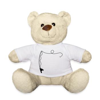 fishing rod - Teddy Bear - white - Front